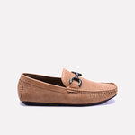 Mustard Textured Horsebit Loafers 0130953
