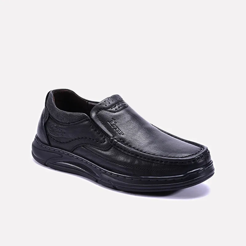 Neo Stride Black Casual Shoes 0160498