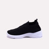 Nerissa Black Slip On Sneakers for women