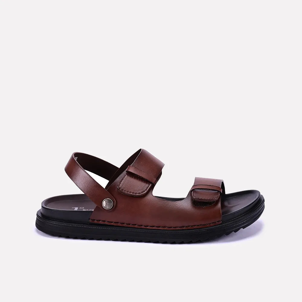 nicholas men brown casual sandals