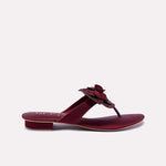 Nirvana Maroon Fancy Slippers 0412753