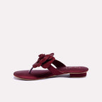 Nirvana Maroon Fancy Slippers 0412753