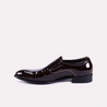 noble brown glossy dress shoes for men