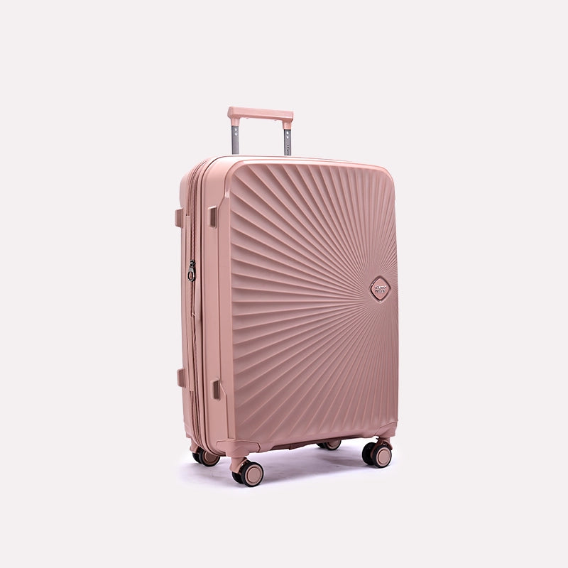 nomad luxe peach luggage bag