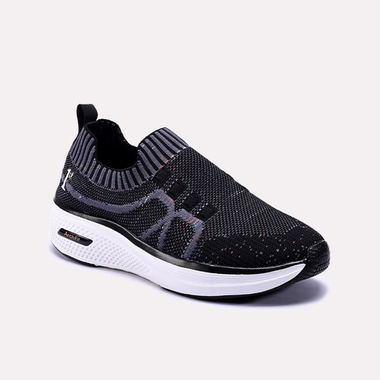 Nymira Black Slip On Sneakers 0440774