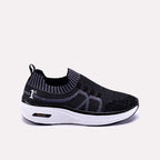 Nymira Black Slip On Sneakers 0440774