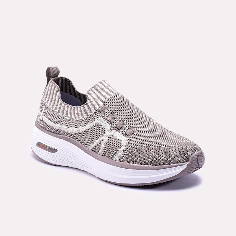 Nymira Brown Slip On Sneakers 0440774