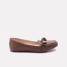 oasis womens brown casual pumps