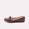 oasis brown casual pumps for womens