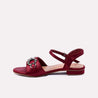 octavia maroon fancy sandals for women