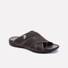 odin brown casual slippers