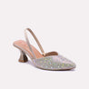 Opaline Fawn Bridal Pumps