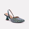 Opaline Sea Green Bridal Pumps