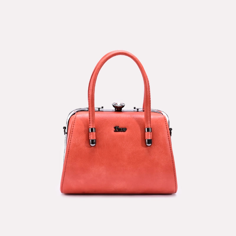 Orange Casual Hand Bags 0321963