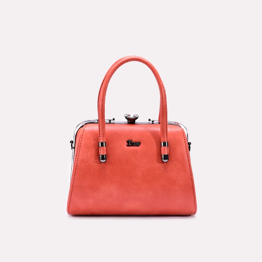 Orange Casual Hand Bags 0321963