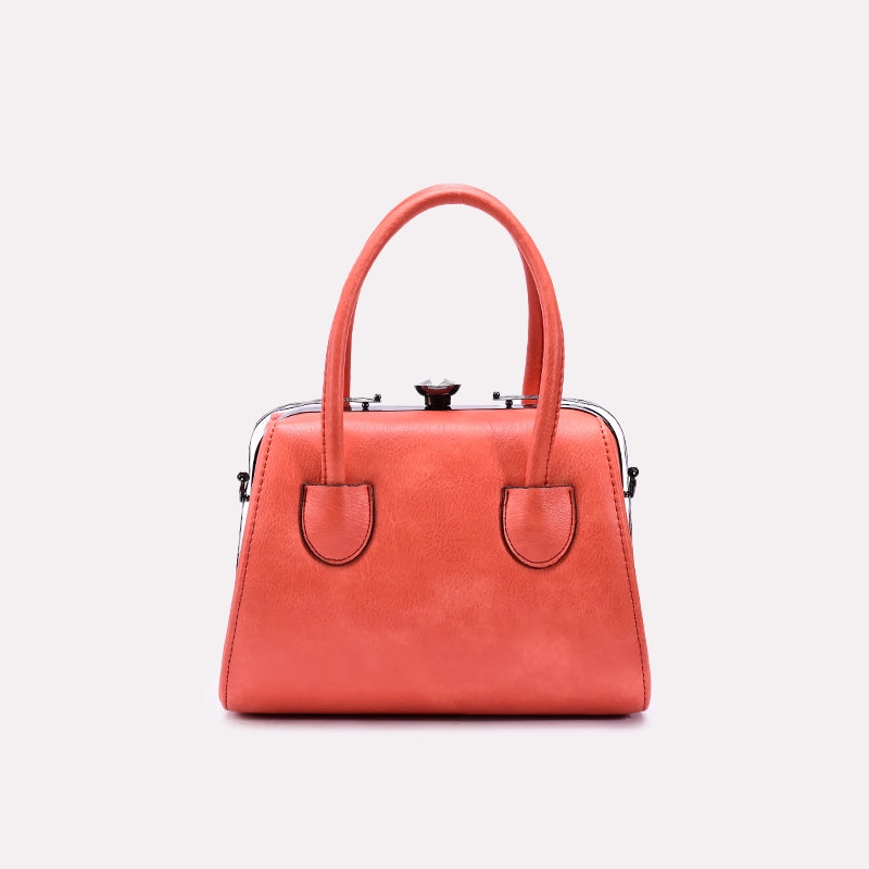 Orange Casual Hand Bags 0321963