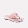 paloma pink chunky casual slippers