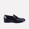 parker men black glossy dress shoes