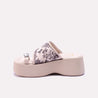 patsy fawn platform slides for women