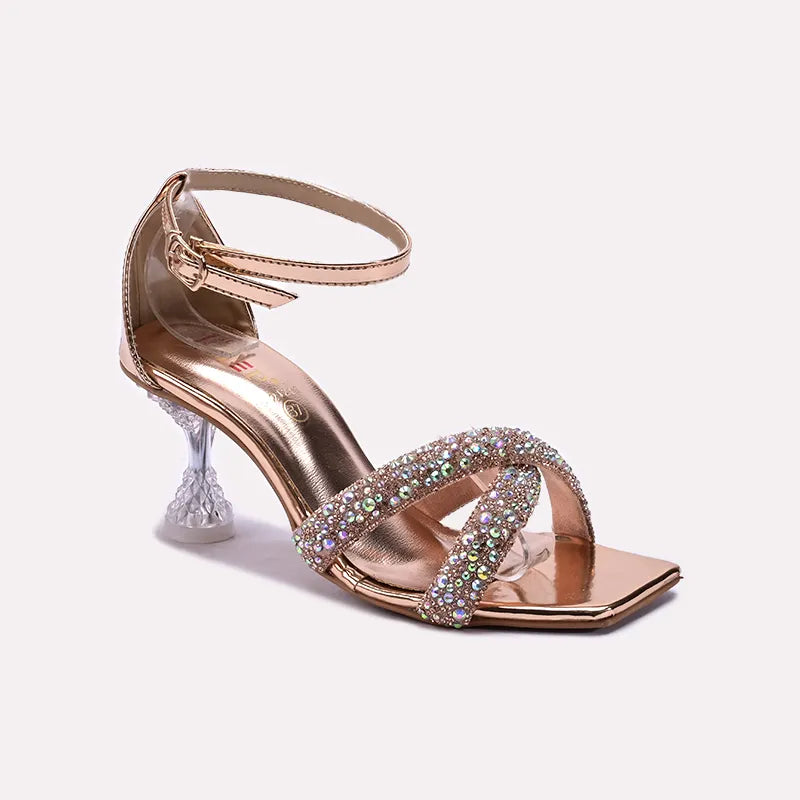 Peach Bridal Sandals 0421211