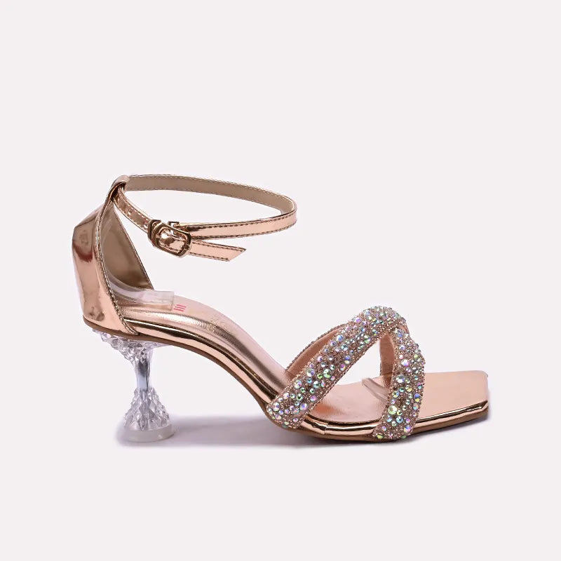 Peach Bridal Sandals 0421211