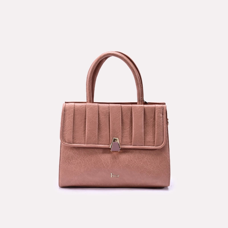 Peach Casual Shoulder Bags