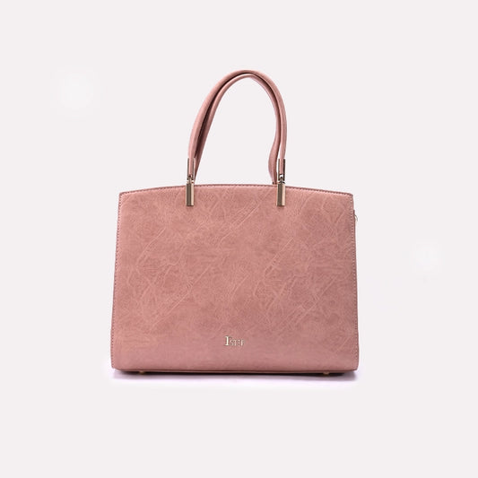 Womens Peach Casual Shoulder Bag
