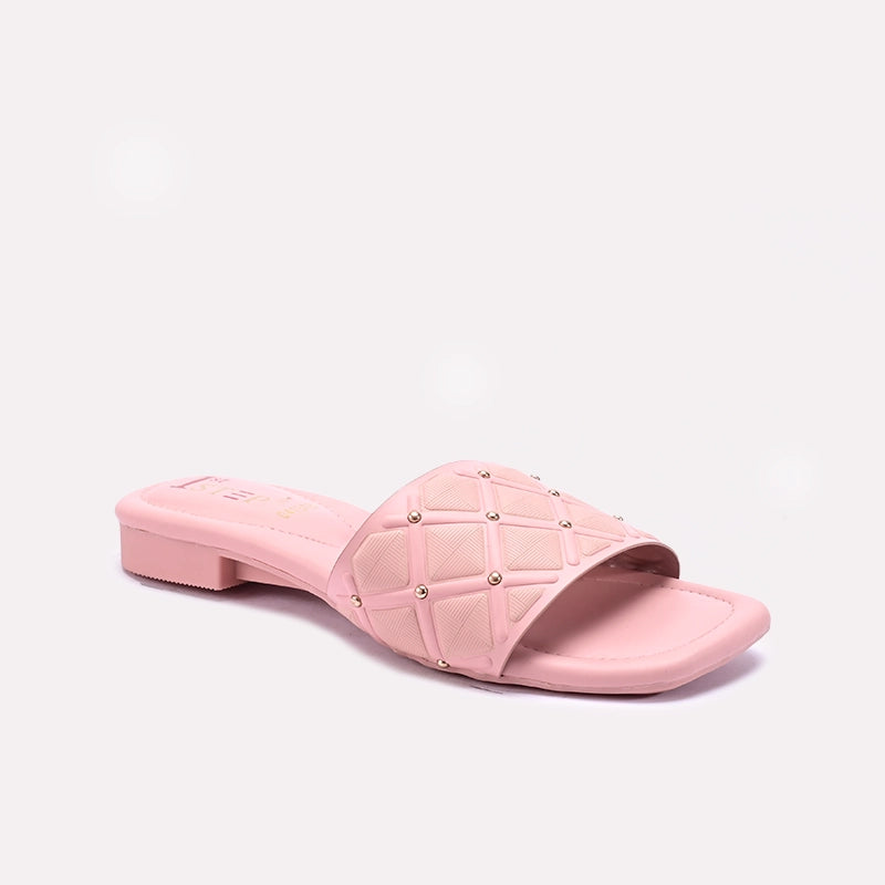 Peach Casual Slippers