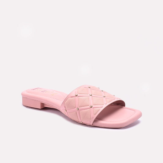 Peach Casual Slippers