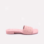 Womens Peach Casual Slippers