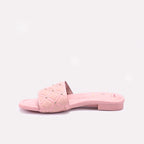 Peach Casual Slippers for Women