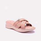 Peach Comfy Casual Slippers