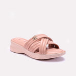 Peach Comfy Casual Slippers