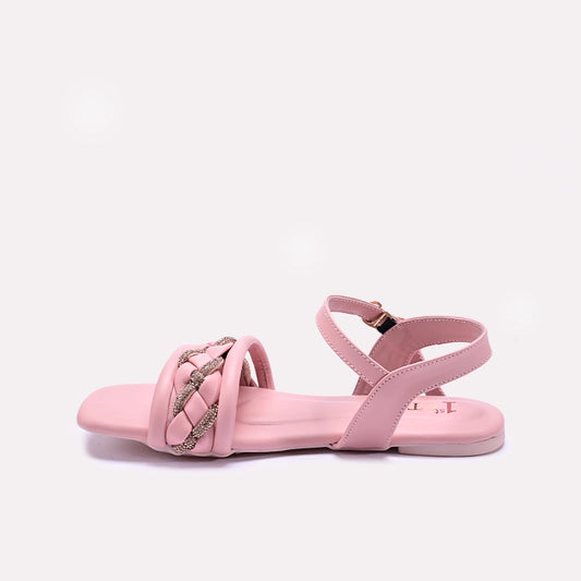 Womens Peach Fancy Sandals