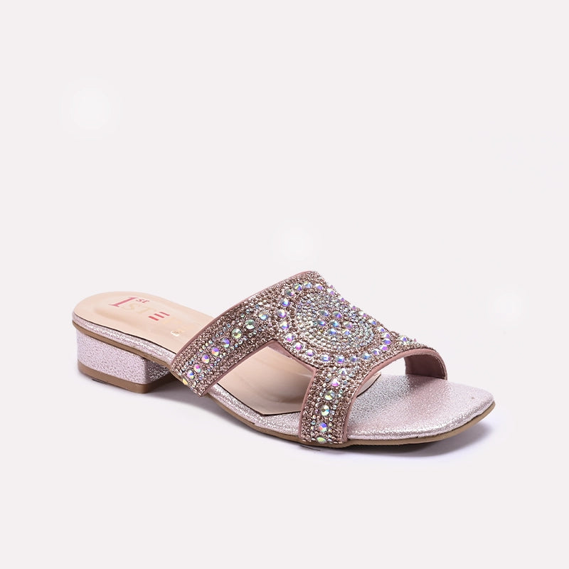 Peach Fancy Slippers