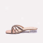 Peach Fancy Slippers for Women