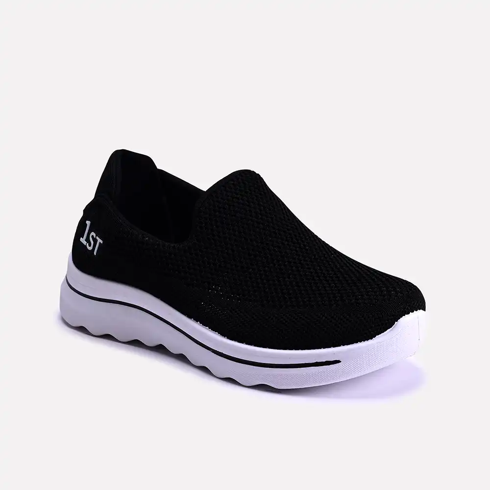 penelope black slip on sneakers