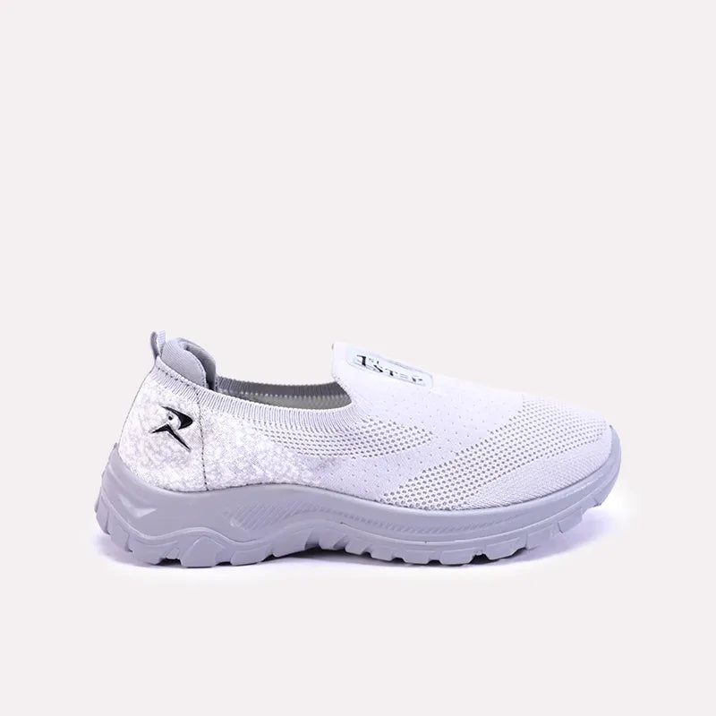 penrose womens gray slip on sneakers