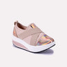 phoebe pink slip on sneakers