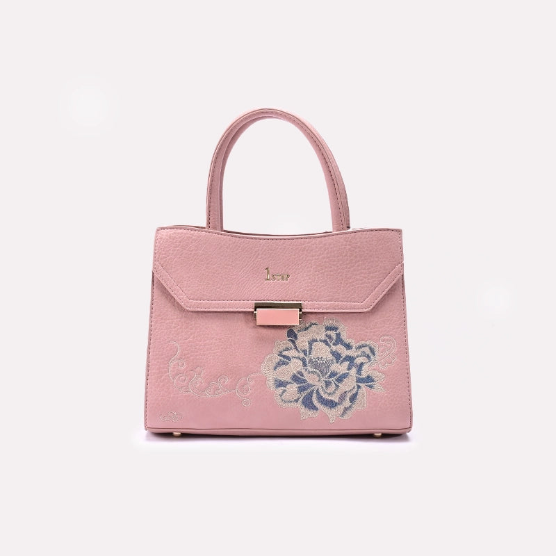 Pink Casual Shoulder Bags