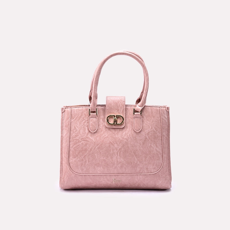 Pink Casual Shoulder Bag