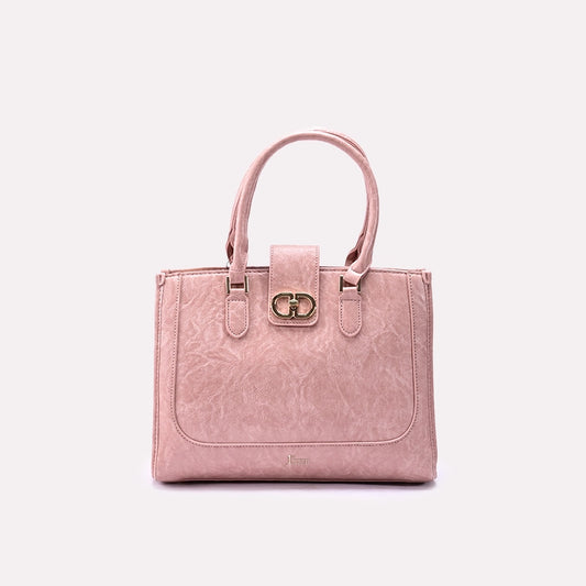 Pink Casual Shoulder Bag