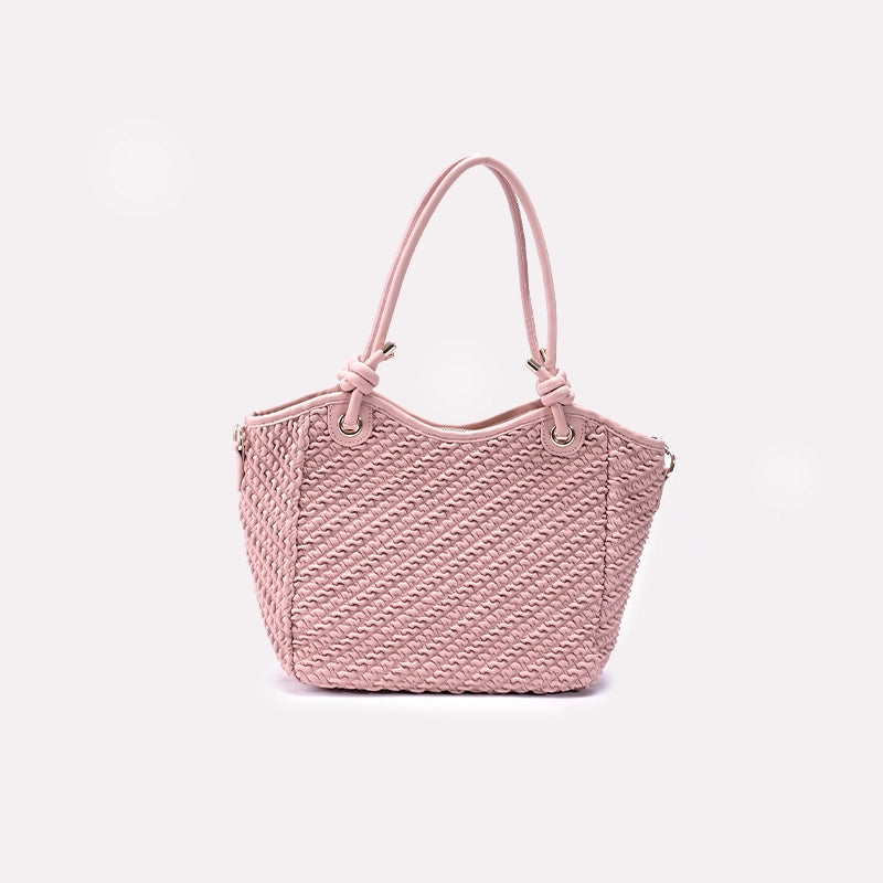 Womens Pink Casual Shoulder Bag