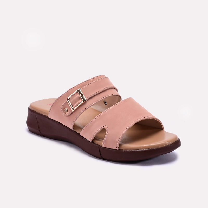 Pink Casual Slippers