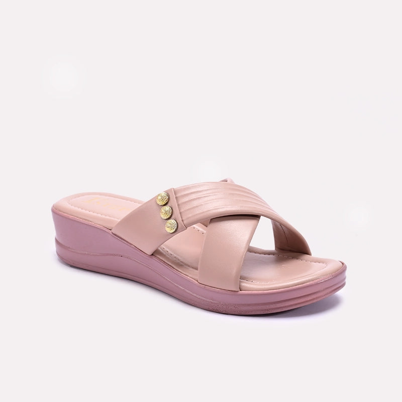 Pink Comfy Casual Slippers