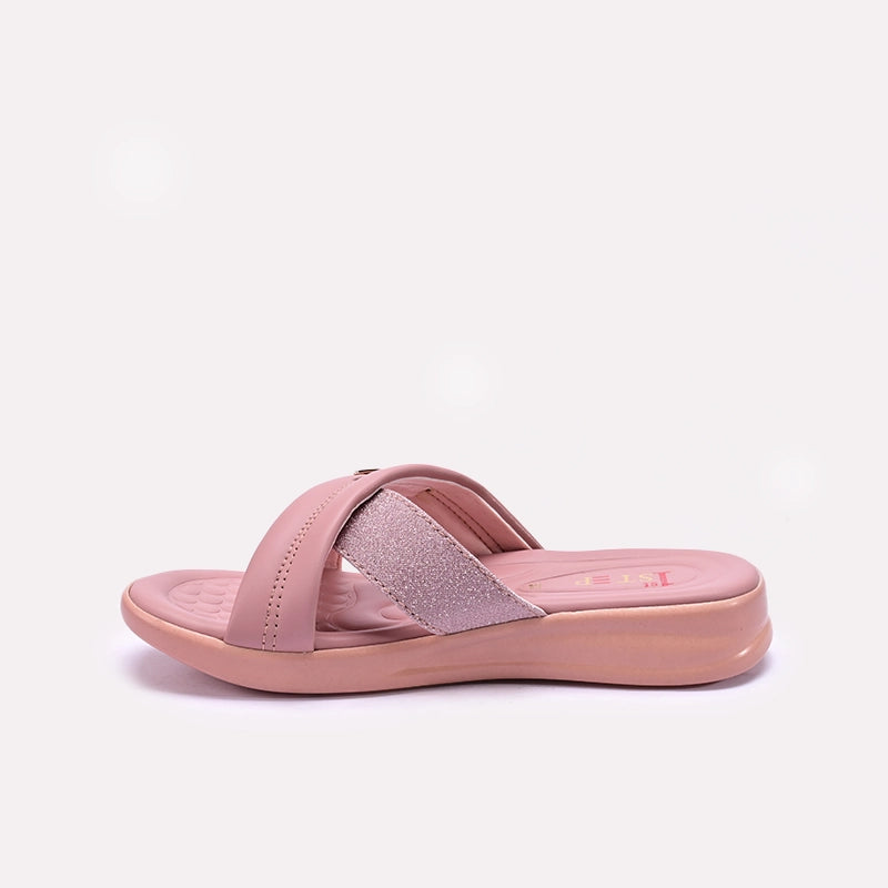 Pink Comfy Casual Slippers for Women