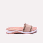 Womens Pink Comfy Casual Slippers