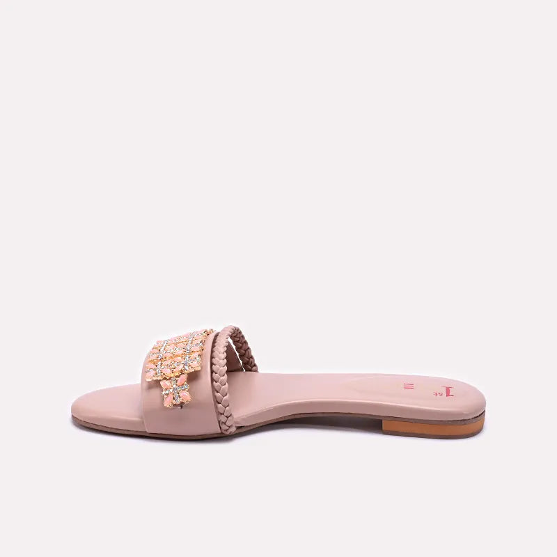 Pink Fancy Flat Slippers 0412234
