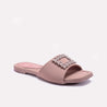 Pink Fancy Flat Slippers