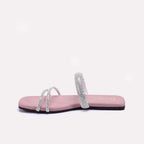 Pink Fancy Flat Slippers for Women